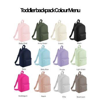 Personalised Toddler Patch Backpack, 3 of 7