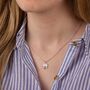 Sterling Silver Necklace With Anchor Charm, thumbnail 7 of 12