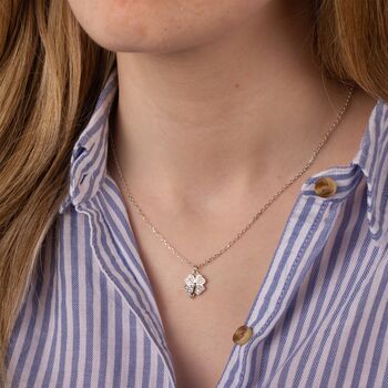 Sterling Silver Necklace With Anchor Charm, 7 of 12