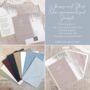 Whimsical Spring Wedding Invitation Stack, thumbnail 6 of 8
