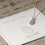 Hamsa Hand Sterling Silver Necklace, thumbnail 1 of 11
