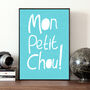 Mon Petit Chou French Quote Print, thumbnail 2 of 3