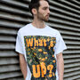 What's Up Buttercup Men's Slogan T Shirt, thumbnail 3 of 5