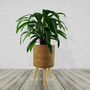 Rattan Effect Composite Planter With Stand, thumbnail 12 of 12