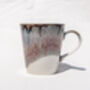 Brown V Shaped Handmade Porcelain Mug, thumbnail 6 of 8