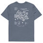 Edinburgh Coffee Scene Cotton Embroidered T Shirt, thumbnail 5 of 12