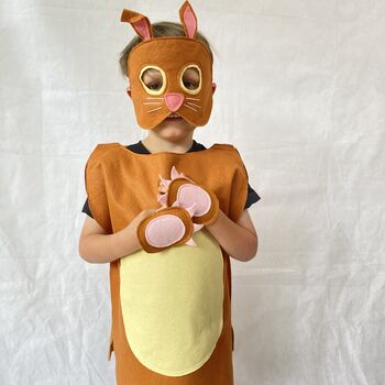 Brown Rabbit Costume For Children And Adults, 3 of 10