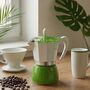 Italian Moka Pot Espresso Maker 'Pin Up' In Green, thumbnail 3 of 5
