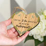 Will You Be My Bridesmaid Hanging Wood Heart, thumbnail 1 of 3
