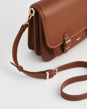 Into The Woods Tan Classic Satchel, 7 of 8