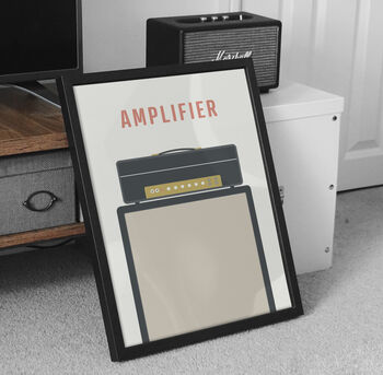 Guitar Amplifier Print | Marshall Amp Music Poster, 4 of 7