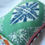 Diamond Circus Piped Linen Cushion Cover, thumbnail 4 of 6