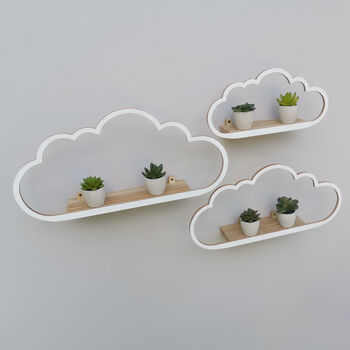 Wooden Cloud Shelf | New For 2020, 2 of 8