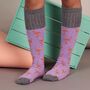Ladies Soft Lambswool Socks : Animal, thumbnail 1 of 7