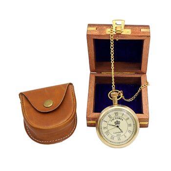Personalised The Victoria Pocket Watch With Case, 2 of 12