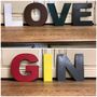 Five Inch Coloured Metal Letters Sign Make Any Word, thumbnail 10 of 11