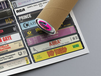 44th Birthday Personalised Print Music From 1982, 8 of 8