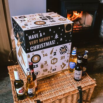 Personalised Lager Beer Christmas Advent Calendar 2023, 2 of 3