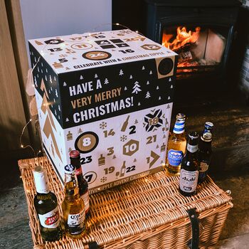 Personalised Lager Beer Christmas Advent Calendar 2024, 2 of 3