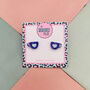 Purple Winter Mug Christmas Studs, thumbnail 1 of 5