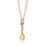 18ct Gold Padel Racket Charm Necklace, thumbnail 2 of 7