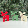 Reindeer Candles Rudolph Christmas Candle Moose Shape, thumbnail 3 of 8
