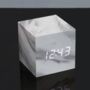 Cube Marble Click Clock White LED, thumbnail 4 of 4