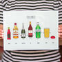 Personalised Family Drinks Chopping Board, thumbnail 1 of 12