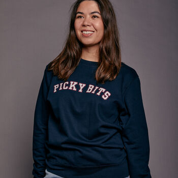 Personalised Varsity Slogan Christmas Sweatshirt, 6 of 9