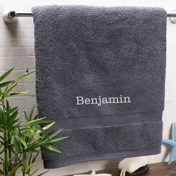 Personalised Boutique Luxury Bath Towel, 4 of 12