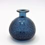 Small Recycled Glass Bud Vase | Patterned Five Colours, thumbnail 5 of 5