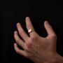 Personalised Initials Oval Signet Ring For Men And Women, thumbnail 5 of 9