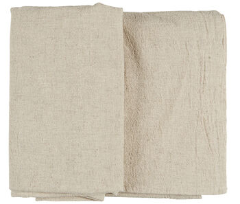 Scandi Natural Cotton And Linen Mix Table Cloth | 150 X 250cm, 3 of 5