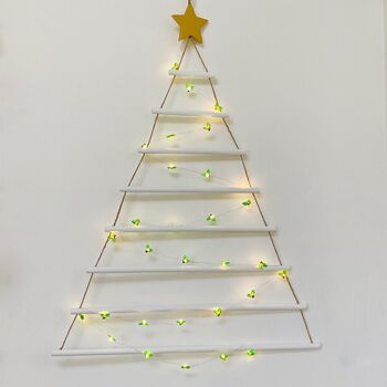 Eco Wooden Hanging Christmas Tree, 2 of 10