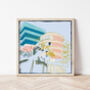 'Ocean Place' Art Deco Miami Inspired Giclée Art Print, thumbnail 1 of 2