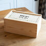 Personalised Garden Seed Box With Sliding Lid, thumbnail 2 of 5
