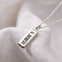 Personalised Silver Kintsugi Tag Necklace, thumbnail 12 of 12