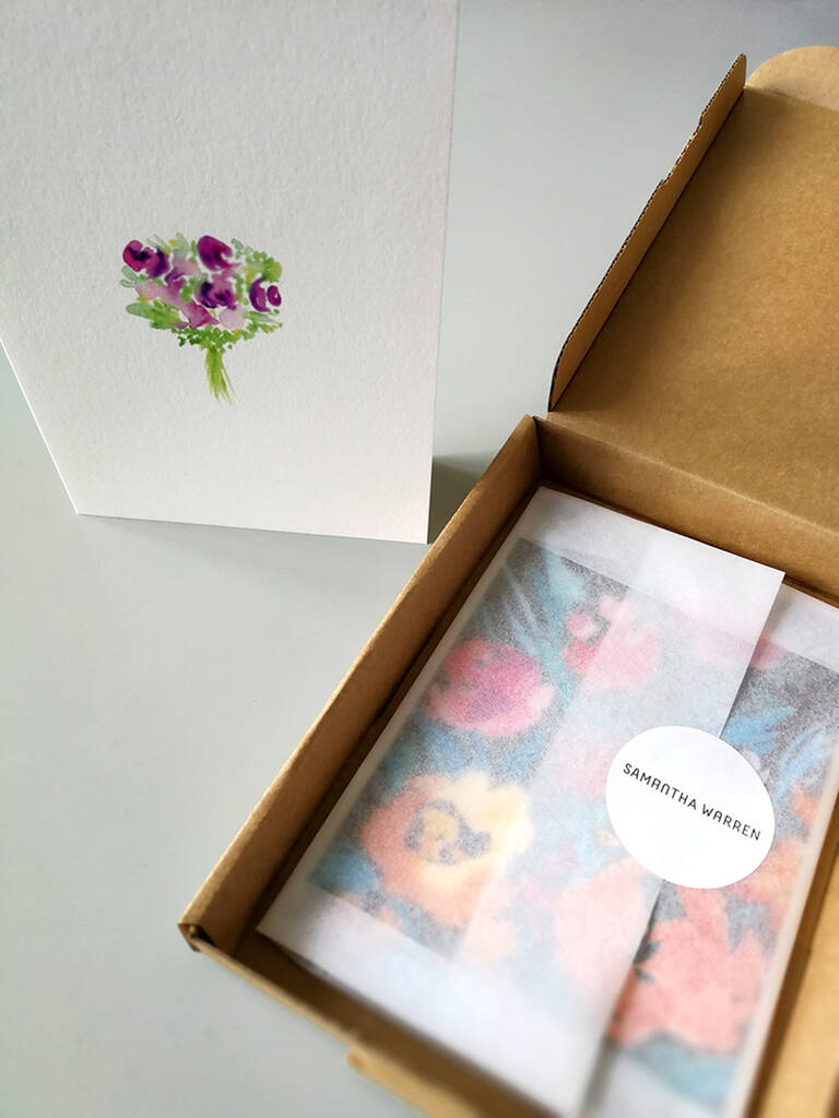 Letterbox Floral Print Set By Scene in Prints