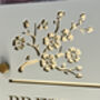 Personalised Blossom Design House Acrylic Number Sign, thumbnail 5 of 6