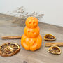 Orange Pumpkin Halloween Decoration Candle, thumbnail 3 of 8