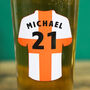 Personalised World Cup Football Printed Pint Glass, thumbnail 2 of 7