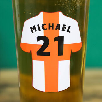 Personalised World Cup Football Printed Pint Glass, 2 of 7