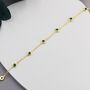 Emerald Green Cz Floating Bracelet Or Anklet, thumbnail 5 of 11