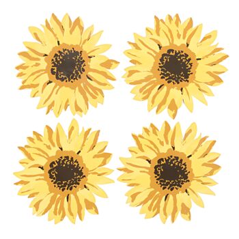 Sunflower Coaster Set, 5 of 5