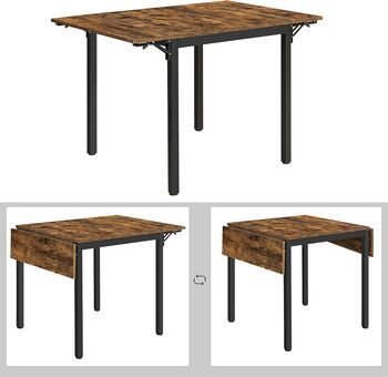 Extendable Folding Dining Table For Small Spaces, 9 of 10