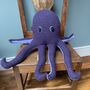 Giant Octopus Handmade And Personalised, thumbnail 4 of 5
