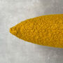 The Bouclé Lumbar Cushion Mustard Yellow, thumbnail 4 of 5