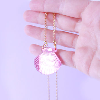 Mini Mermaid Shell Necklace, 5 of 7