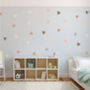 Large Pink Hearts Girl’s Room Wall Vinyl Stickers, thumbnail 3 of 8