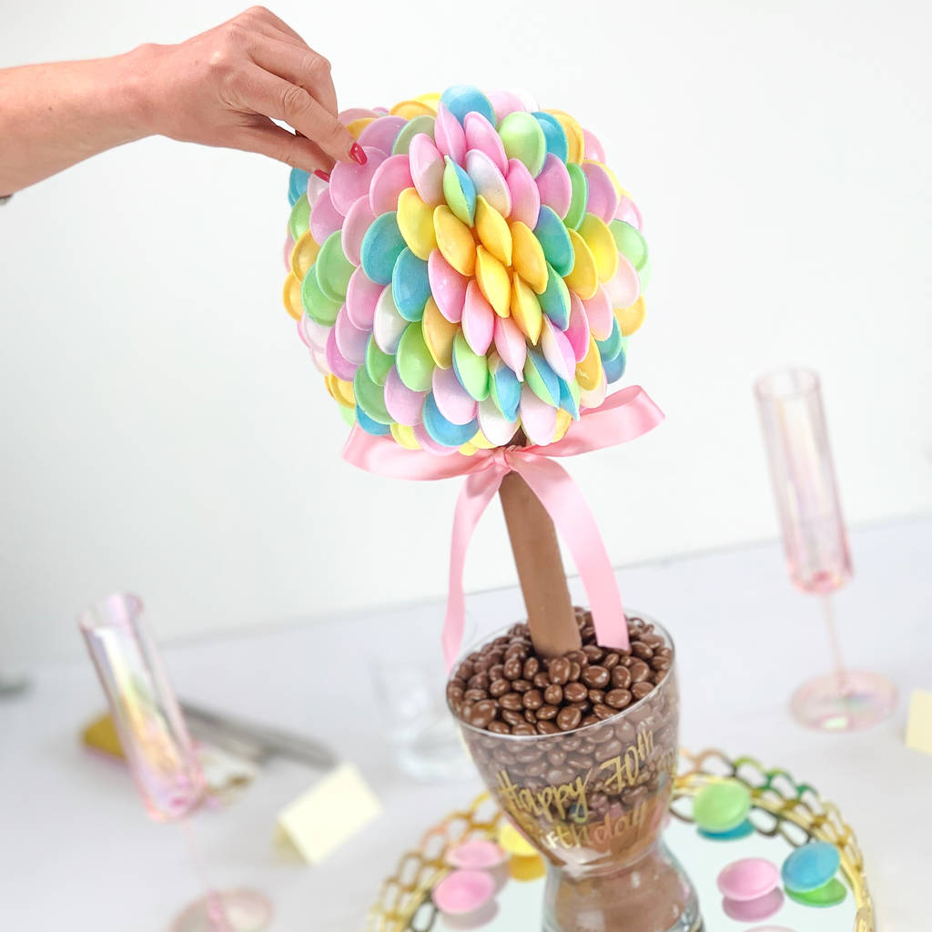 Personalised Flying Saucer Sweet Tree By Sweet Trees